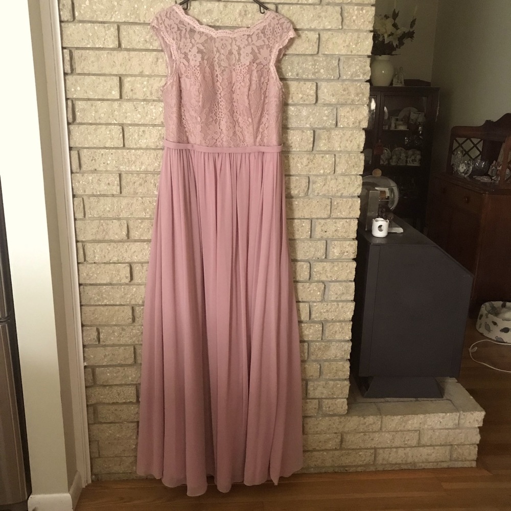AZAZIE Dusty Rose Gown